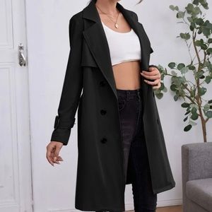 Black trench coat